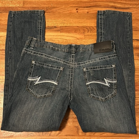 Black Brand Skinny Dark Blue Denim Jeans 34 x 32 - Picture 6 of 11